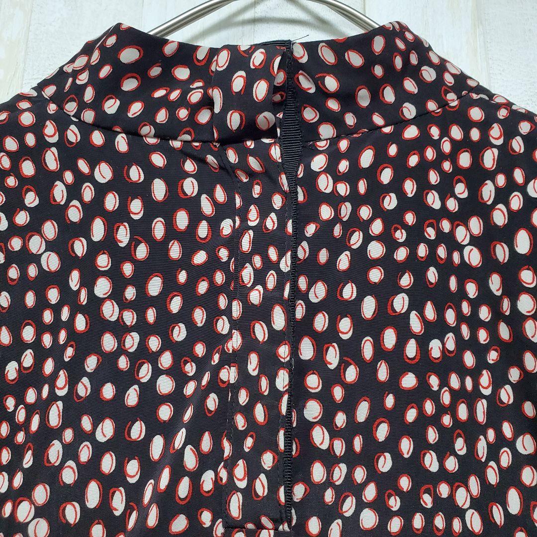 soeju レオパード柄 ボウタイ ブラウス 手洗い可