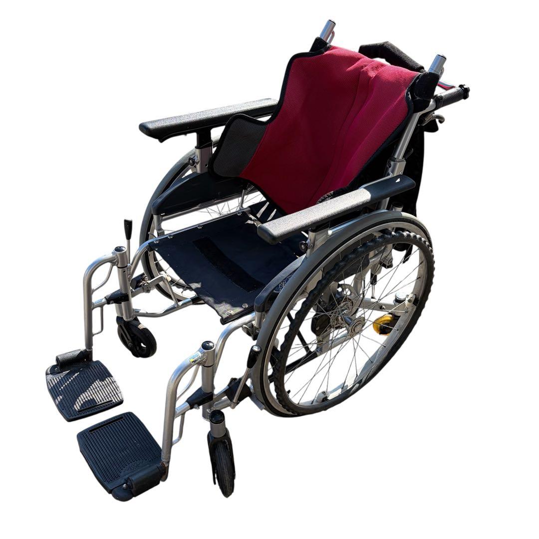 車椅子 【日進医療器 座王シリーズ スタンダード NA-506W】自走式車椅子