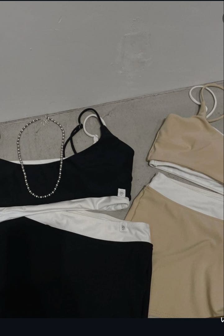 etretokyo トリコットバイカラースイムウェア 水着