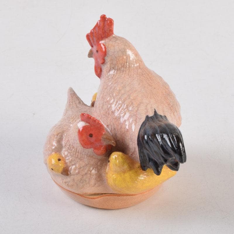 もちぽよい　萩焼　十二世　坂高麗左衛門作　酉香合　共布共箱　V　8767