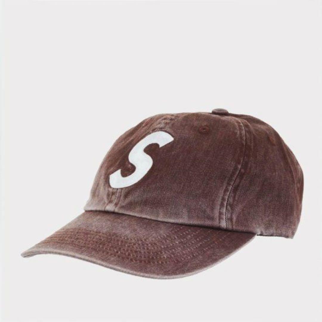 美品　Supreme　Pigment　Print　S Logo　6-Panel