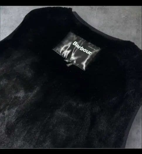 Barbour バブアー ファーベスト ライナー ブラック 36 ユニセックス