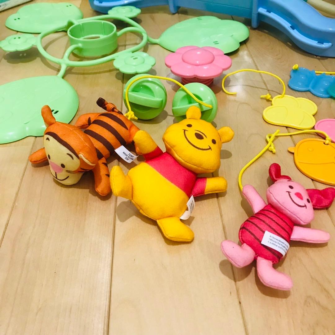 ディズニー　えらべる回転6wayジムにへんしんメリー くまのプーさん