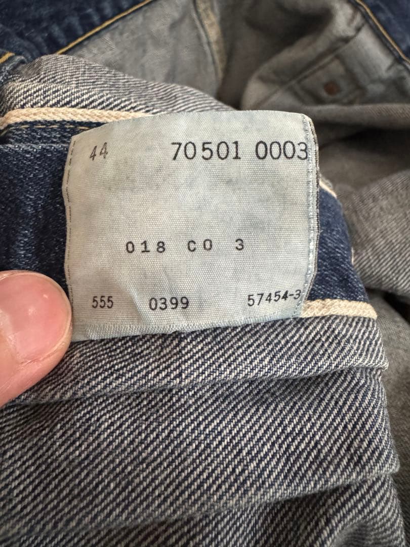 濃紺 Levi's リーバイス 506XX バレンシア 44