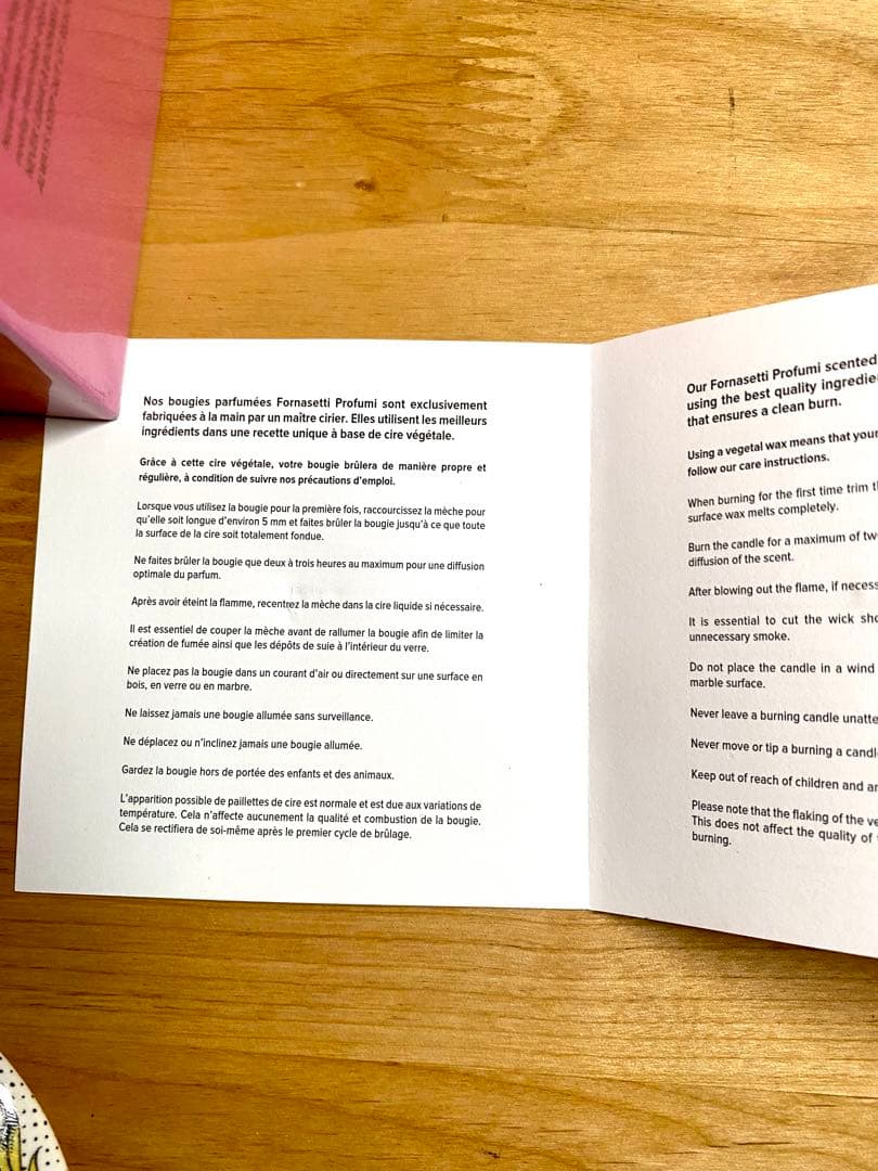 新品未開封イタリア製 フォルナセッティ センテッド アートキャンドル