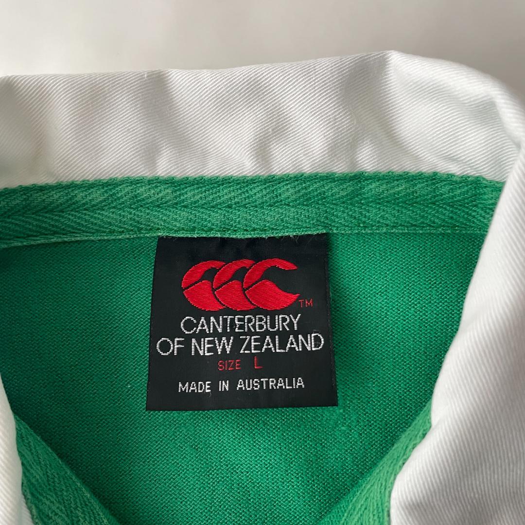 CANTERBURY　ラガーシャツ　アイルランド代表　ラグビー　刺繍　希少