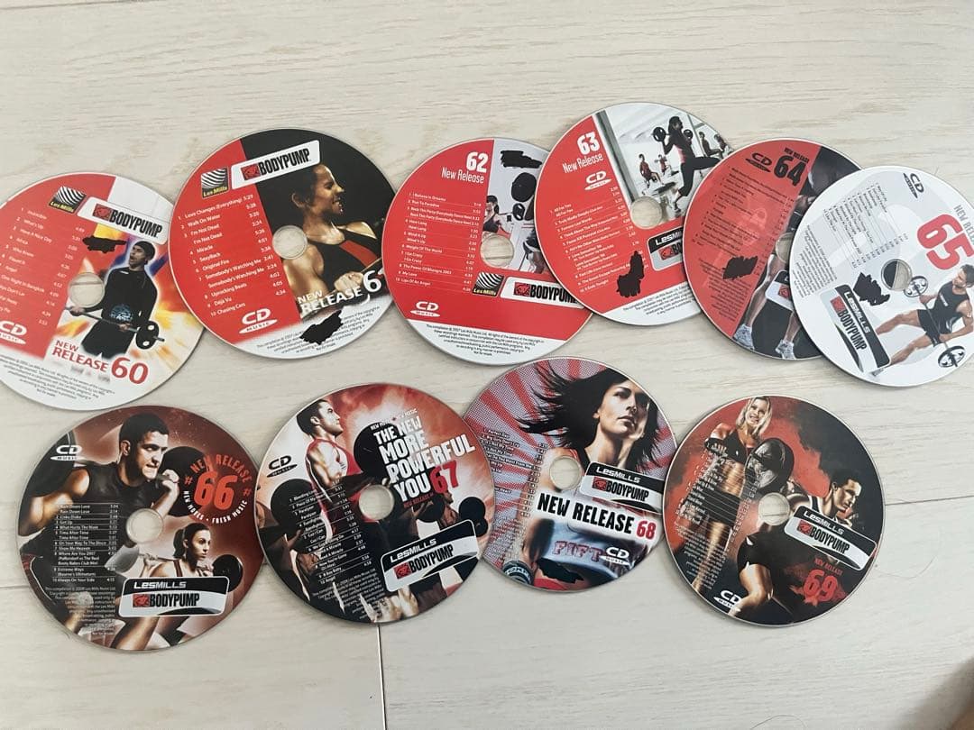 ボディパンプCD 60番台