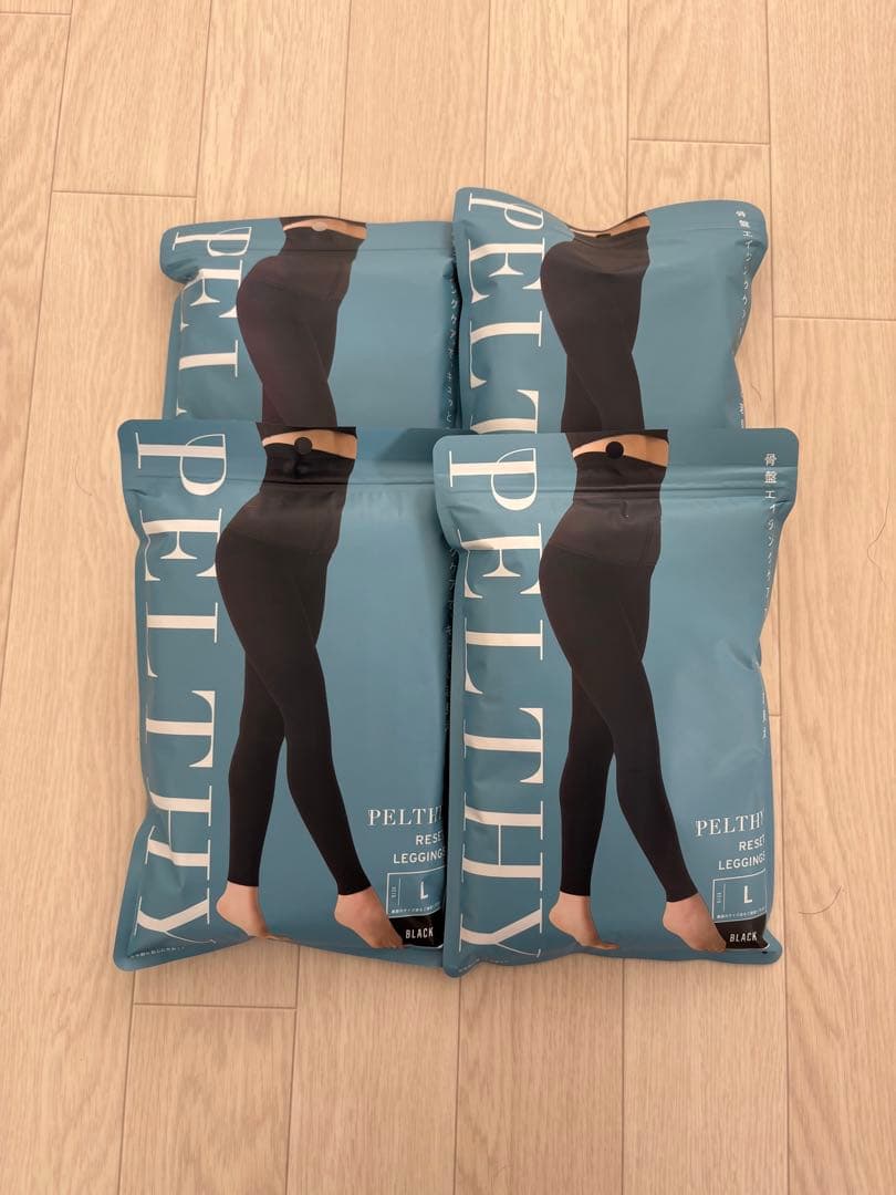 正規品！ベルミス PELTHY 着圧レギンス L ブラック 新品未使用
