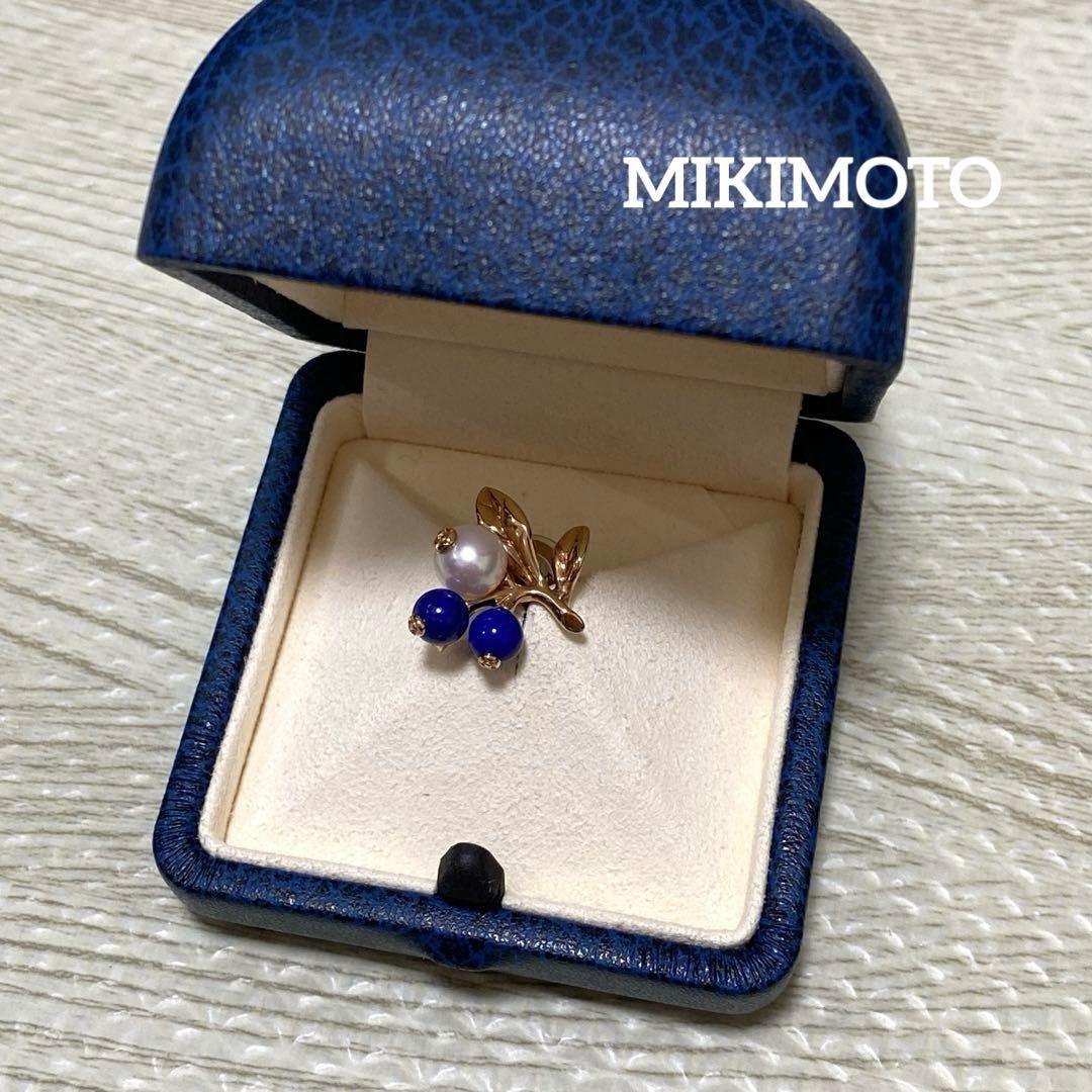 MIKIMOTO ミキモト　クリスマスチャリティーピンプローチ2009 K18
