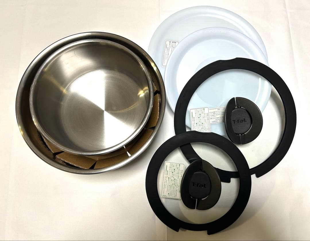 【年末年始迅速発送】ティファール　ステンレス最高級　ソースパン　6点セット　IH
