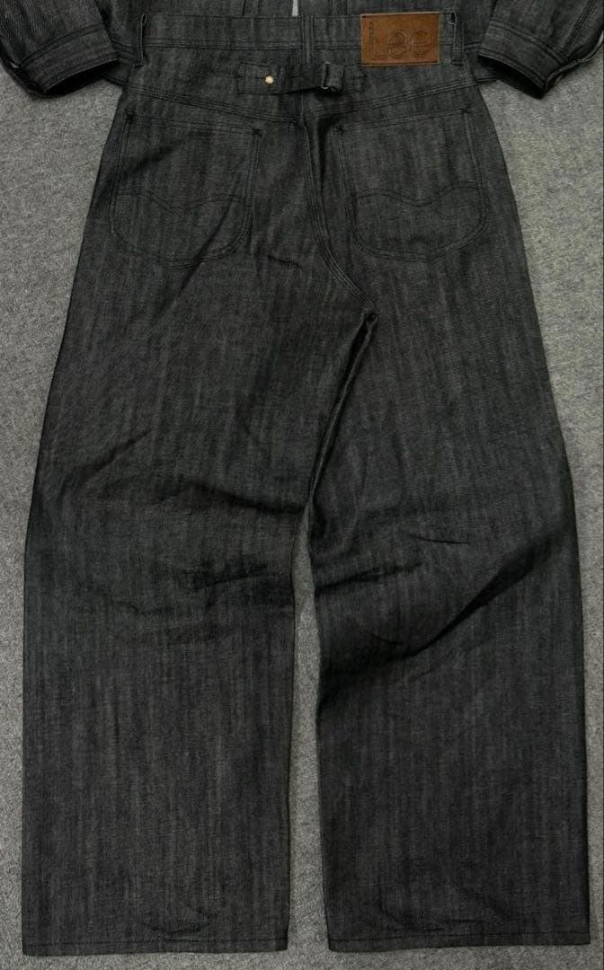 【完売モデル】ballsybrothers×lee リジットブラックバギーデニム