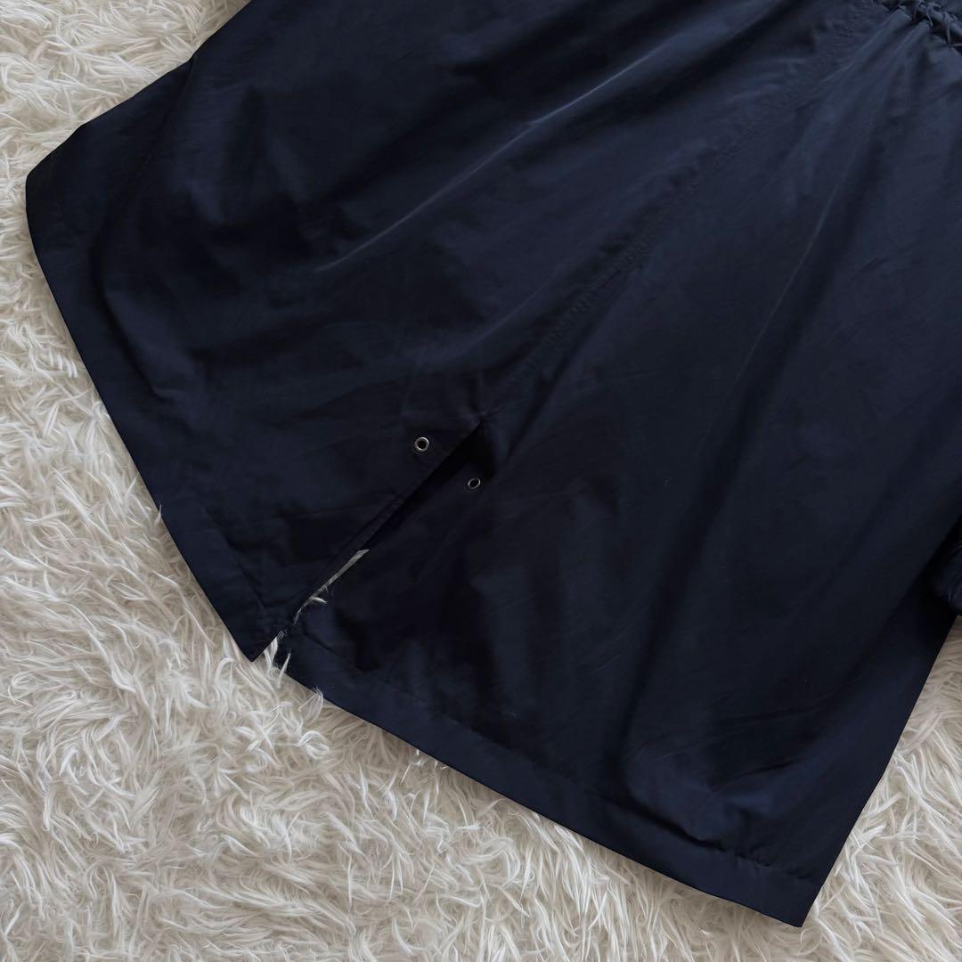 【セオリーリュクス】モッズコート フーディー 中綿ライナー付 38 紺