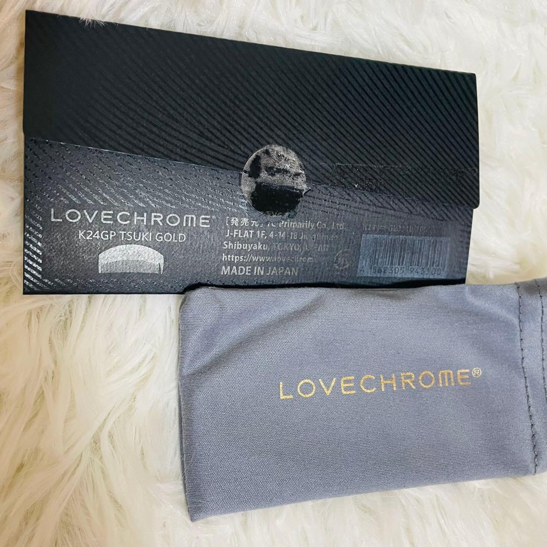 新品未使用★ LOVECHROME K24GP TSUKI GOLD コーム