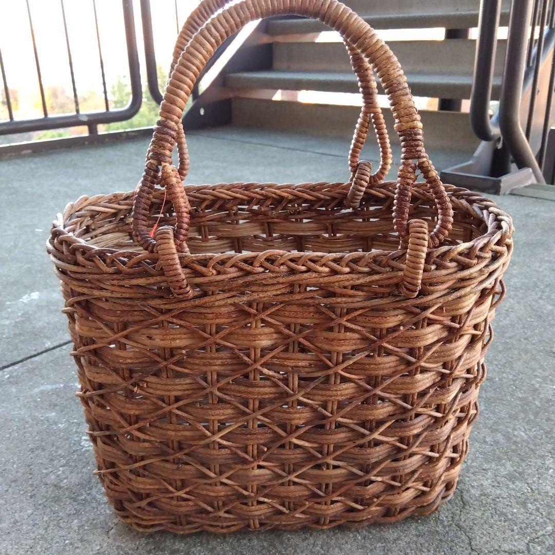 あけび籐製品かごバッグ売約済み