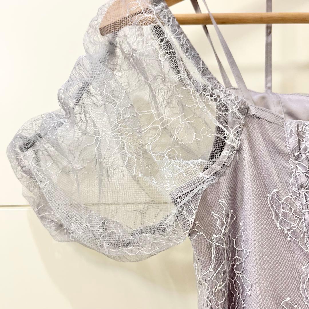 【新品】SNIDEL スナイデル　ギャザードレープレースドレス