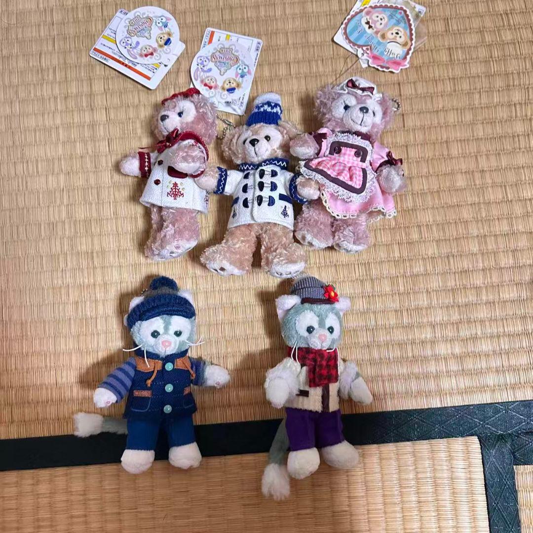 ダッフィ、シェリーメイぬいば5体セット