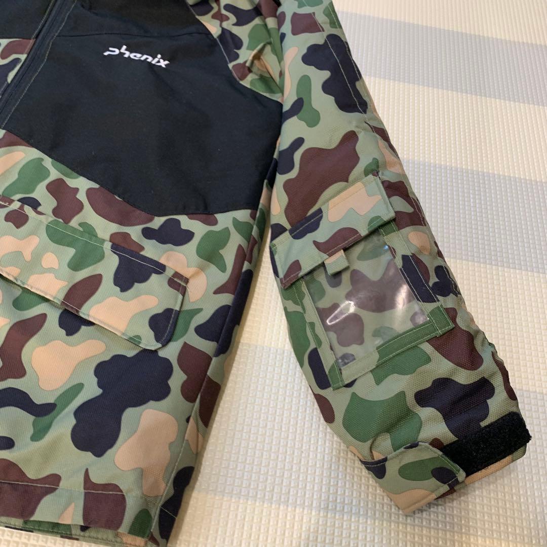 フェニックス スキー スノーボード ウェア 140cm グローブ付　迷彩