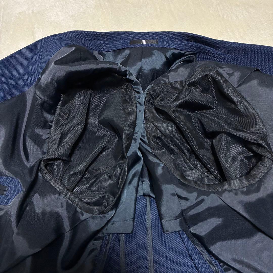 3ピース スーツセレクト スーツセットアップ ブルー AB5