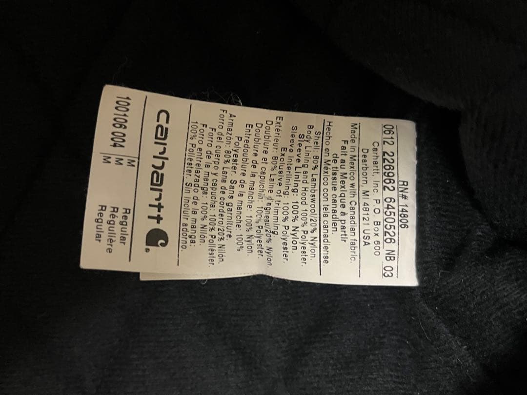 k*e様 Carhartt チョアコート カバーオール オンブレチェック