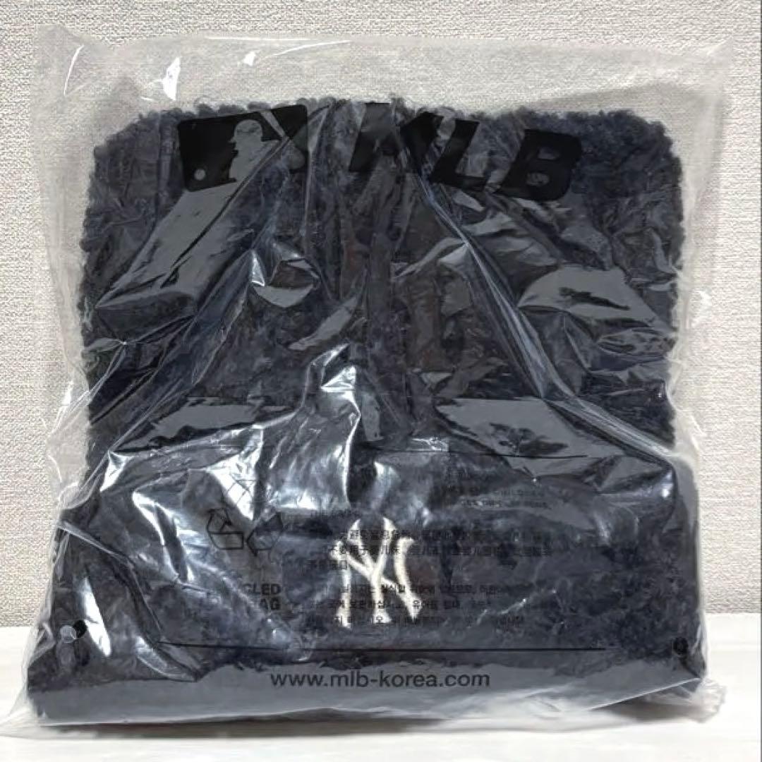 【新品未開封】MLB Korea 猫耳ニット帽 黒 カリナ着用モデル（韓国限定）