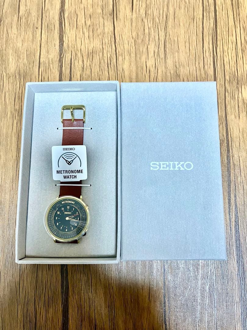 SEIKO メトロノームウォッチ ブラウン