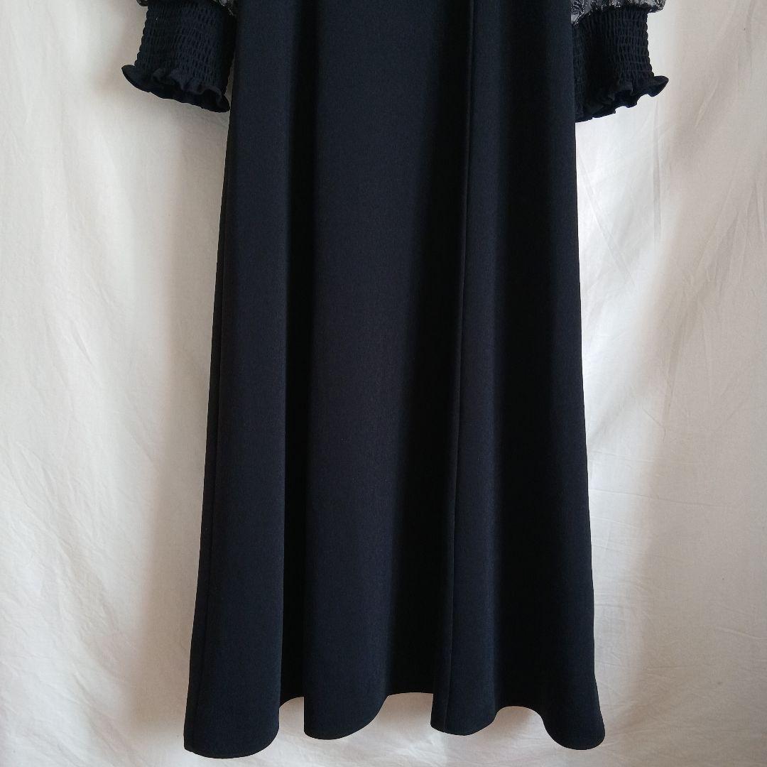 ANDRESD スリーブエンブロイダリードレス ワンピース 結婚式 お呼ばれ