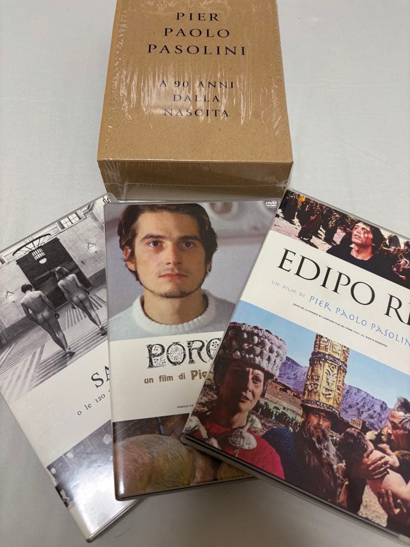 【廃盤★激レア】鬼才ピエル・パオロ・パゾリーニ 3枚セットDVD