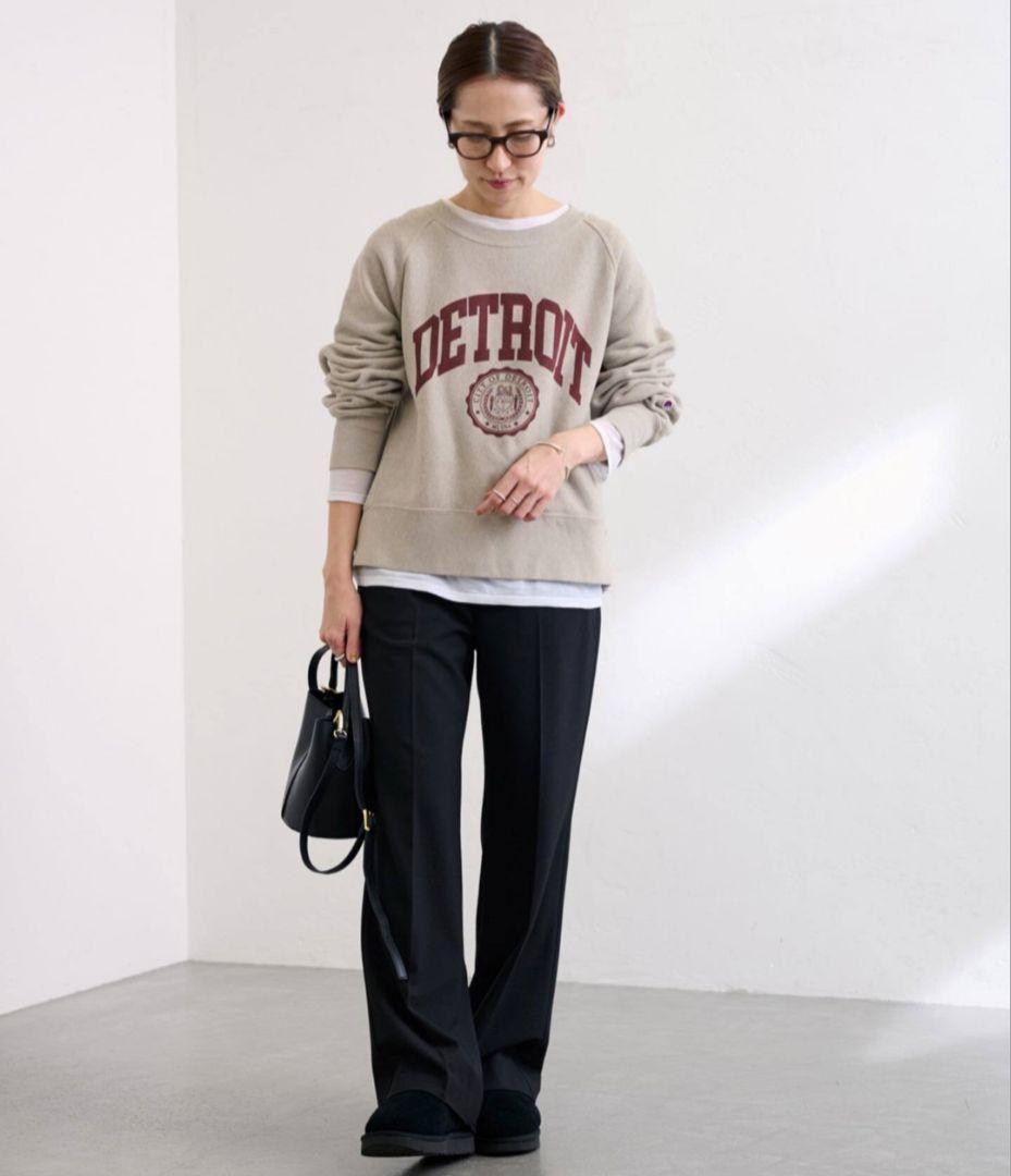 新品タグ付　試着のみ　FRAMeWORK 裏起毛フレアパンツ 　ブラック　40