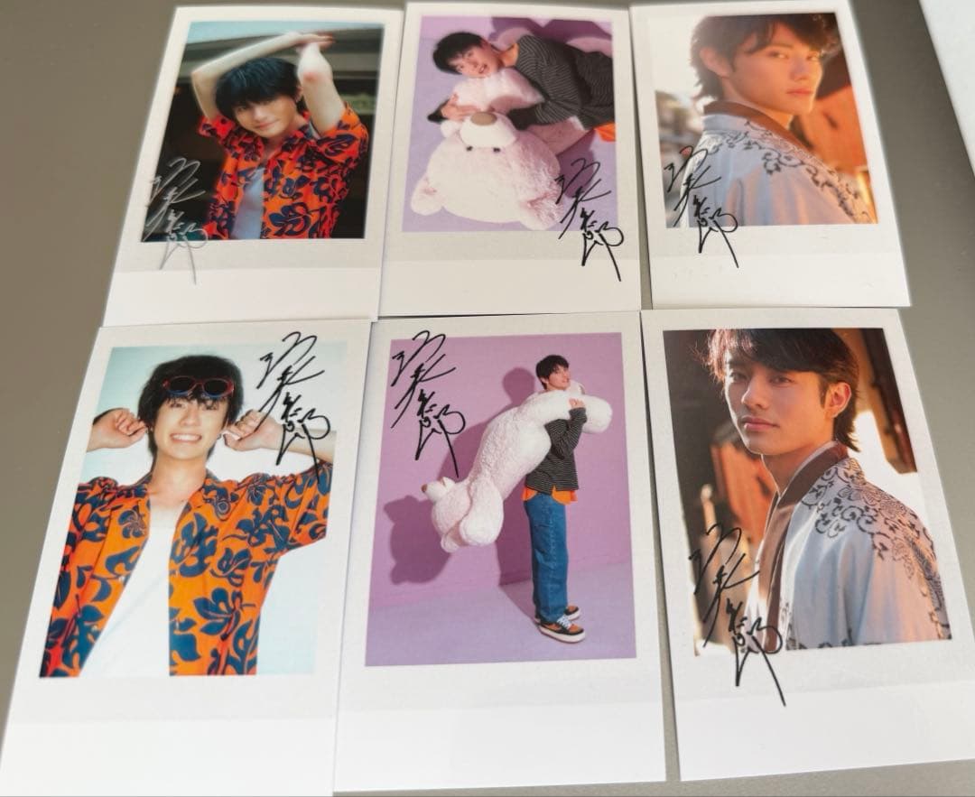 前田拳太郎　藍色　チェキ風カード