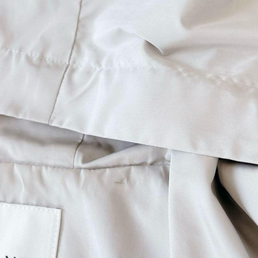 現行✨ANAYI 撥水タフタペプラムプリーツブルゾン　フード　36