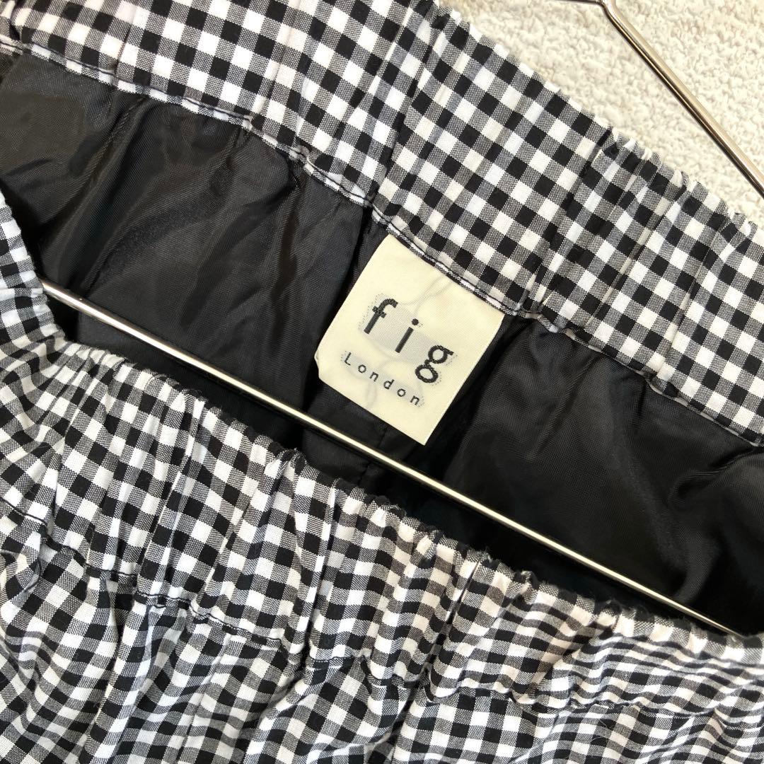 パンツ fig London DECO gingham pants