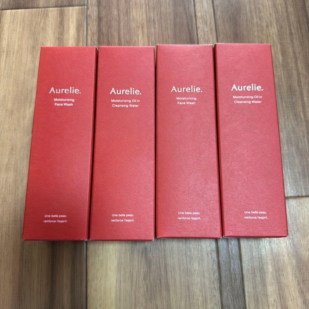 Aurelie モイスチャライジングオイルクレンジングウォッシュ 4個セット