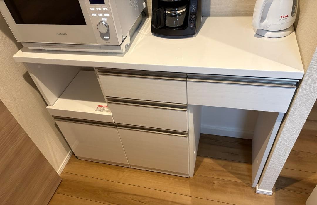 ニトリ　リガーレ　ホワイト　ロータイプ　120cm