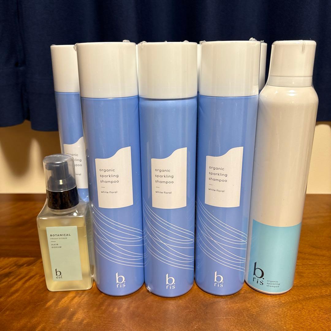 b ris オーガニックシャンプー＆ヘアセラムオイル セット