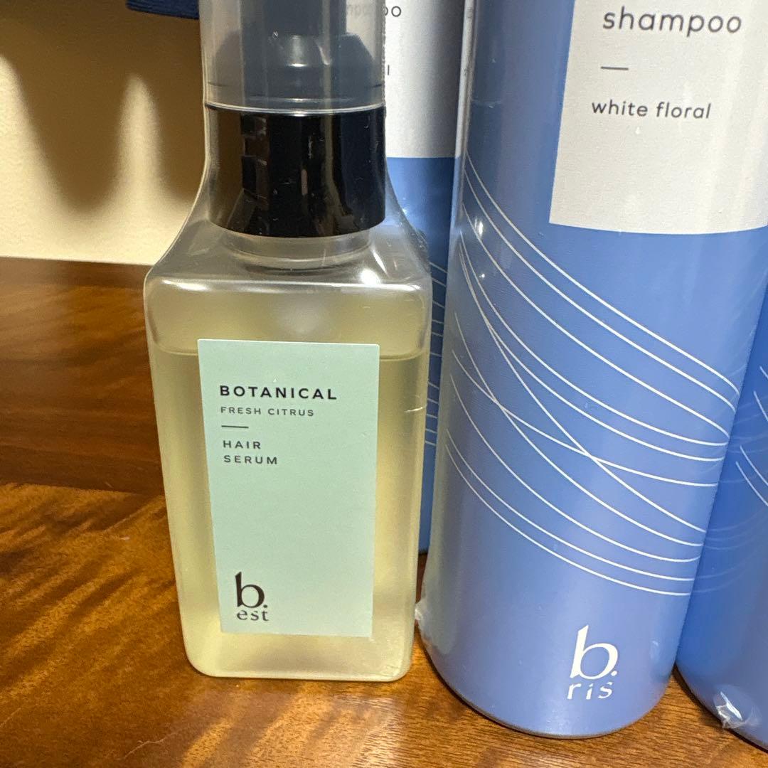 b ris オーガニックシャンプー＆ヘアセラムオイル セット