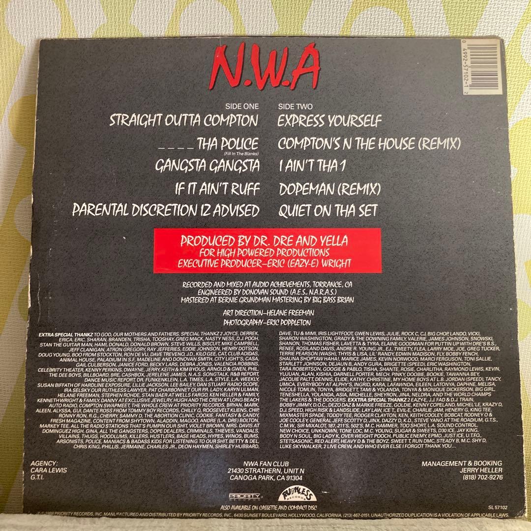 洋楽 N.W.A / Straight Outta Compton