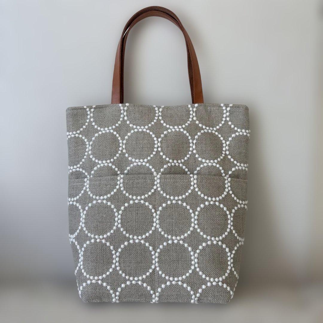 minä perhonenミナペルホネン タンバリン　トートバッグハンドメイド