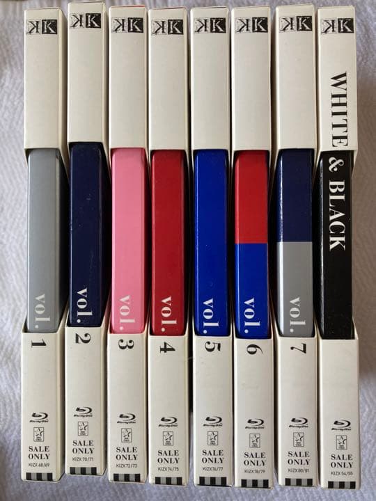 K vol.1-7、WHITE&BLACK Blu-ray