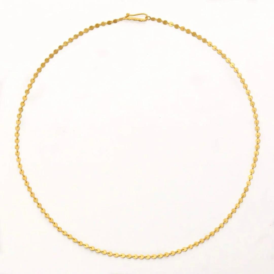 定価65万 マリーエレーヌドゥタイヤック ミニチュア・パイエット ネックレス 金