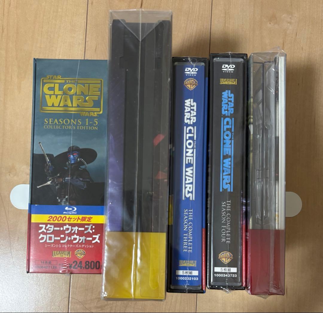 ① スターウォーズ　クローンウォーズ　DVDまとめ売り　新品未使用