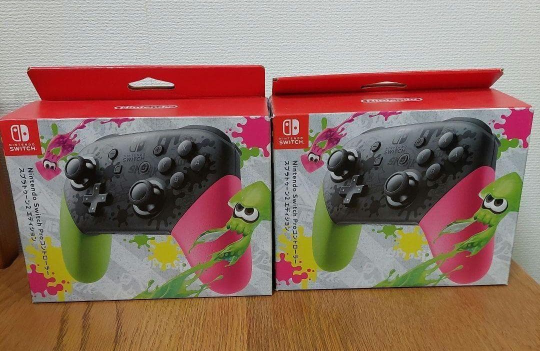 【２個セット】Proコントローラー スプラトゥーン2エディション #KH