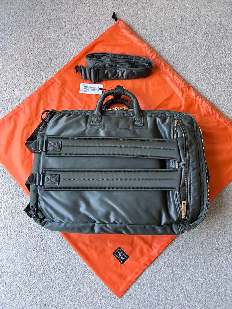 新品 PORTER / TANKER 3WAY DOCUMENTBAGWzip