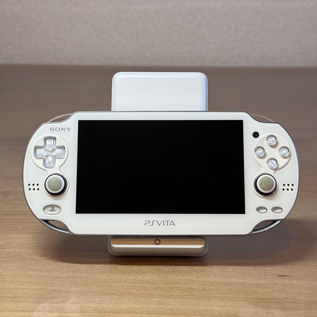 4-046 PSVITA PCH-1000 クリスタル・ホワイト 箱付き