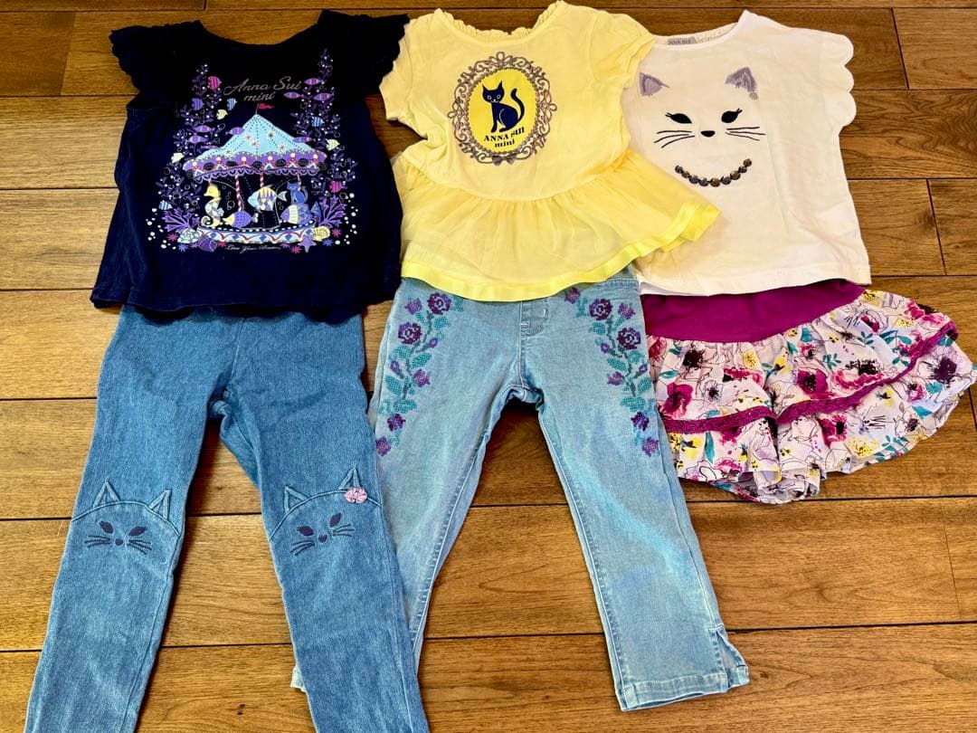 ANNA SUI MINI トップス・パンツ 6点 120cm