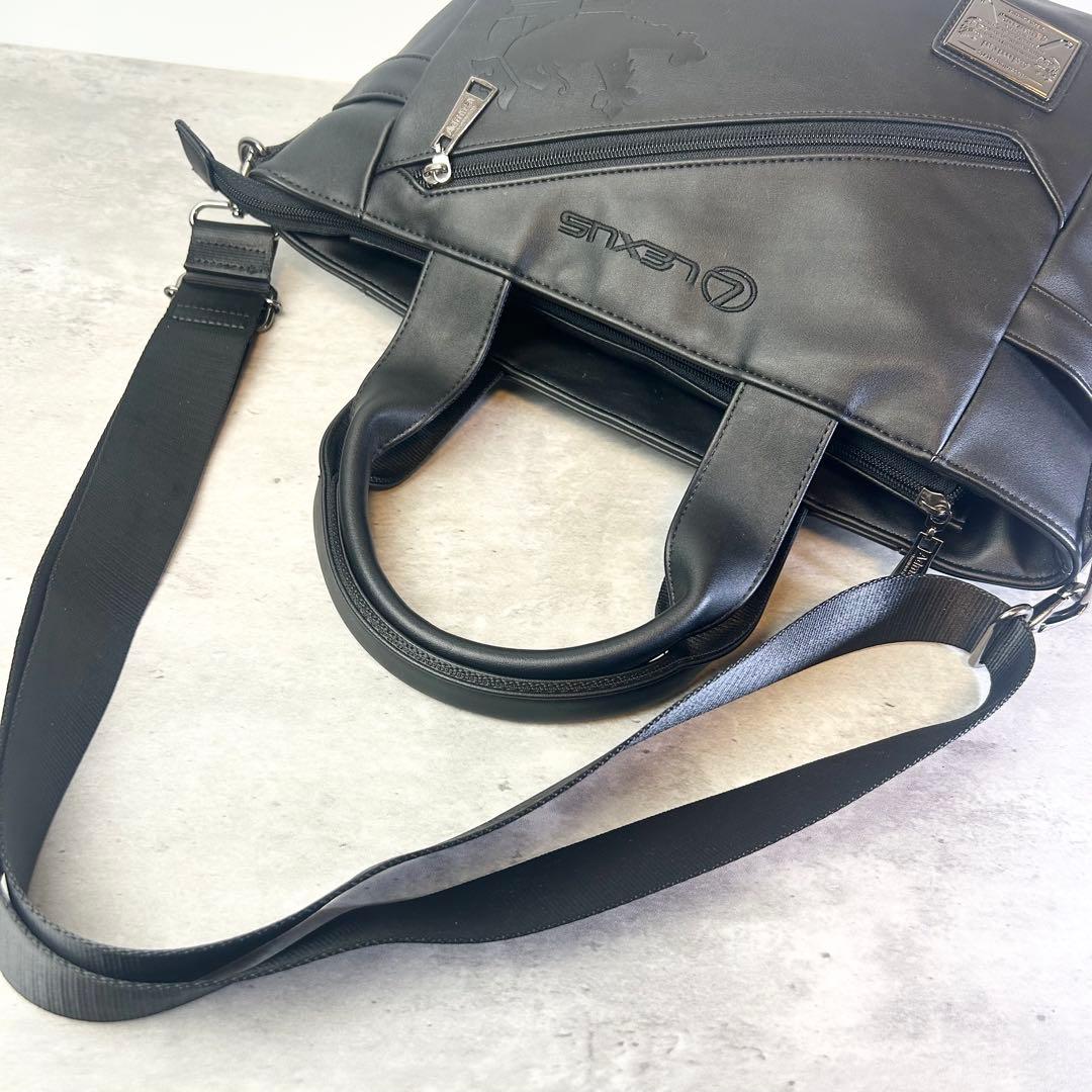 【未使用級】LEXUS Admiral コラボ ハンドバッグ 2way レザー