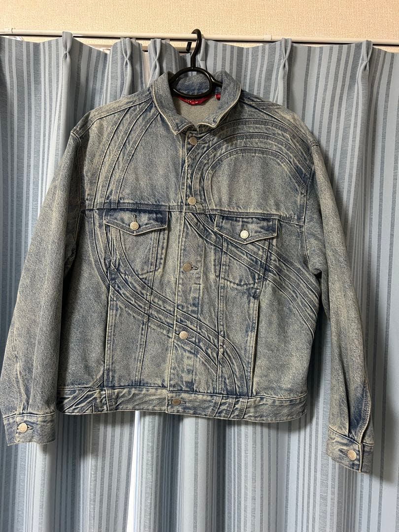 ジャケット・アウター Supreme S Logo Denim Trucker Jacket M