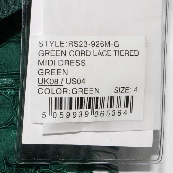 桃*子様 セルフポートレイト ティアード ワンピース プリーツ レース UK8