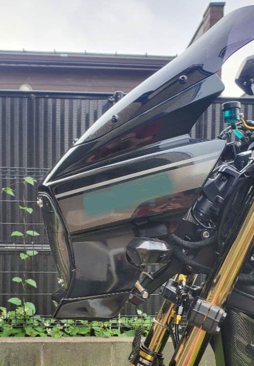 ZRX1200ダエグ用　Ver2　カウルスポイラー