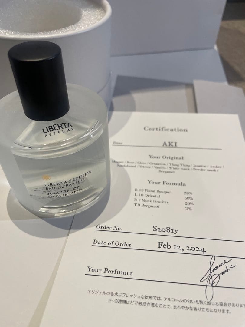 リベルタ 香水 Liberta Perfume