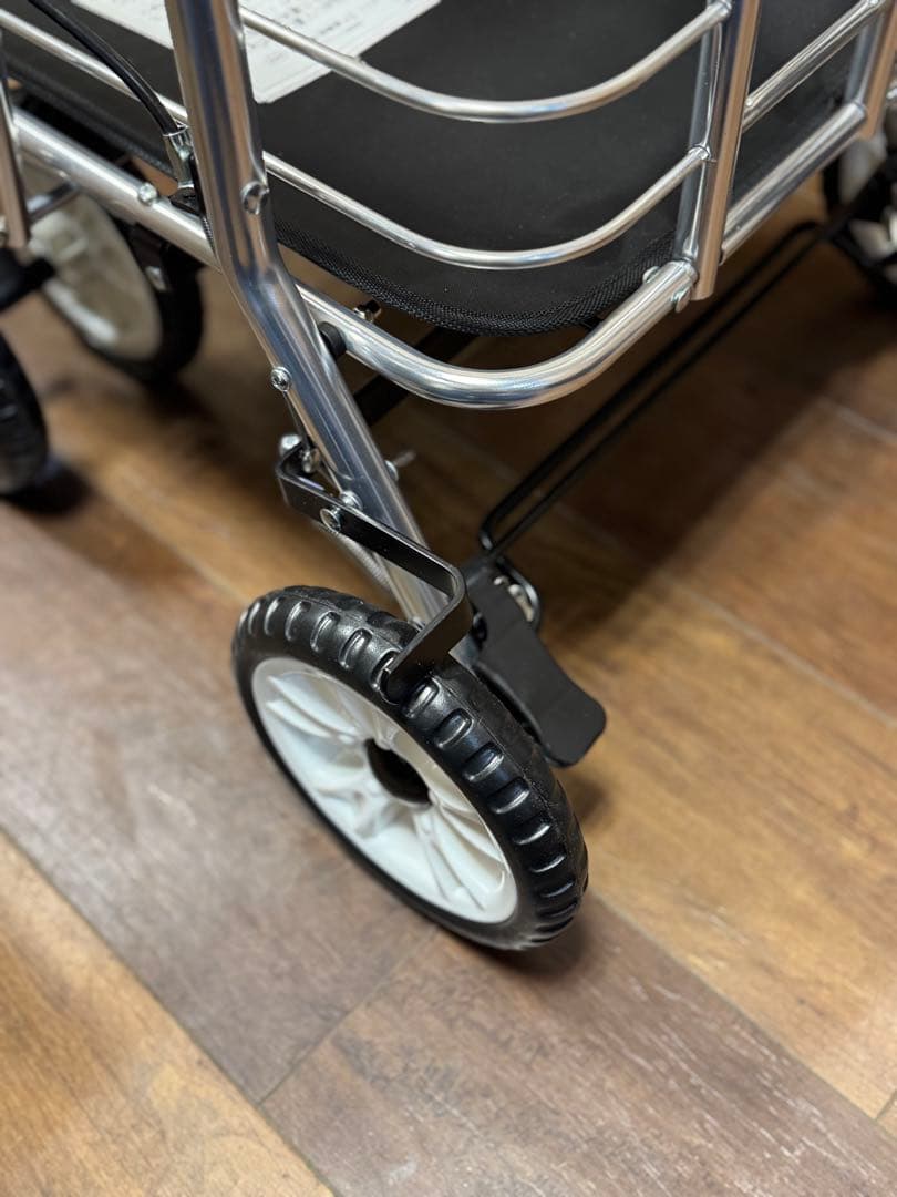新品　マキテック ノーブルワゴン Mサイズ 大容量 シルバーカー カゴ車